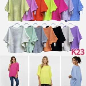 Swetry Damskie wloska  , Size uni, paczka  6szt ,mix kolor