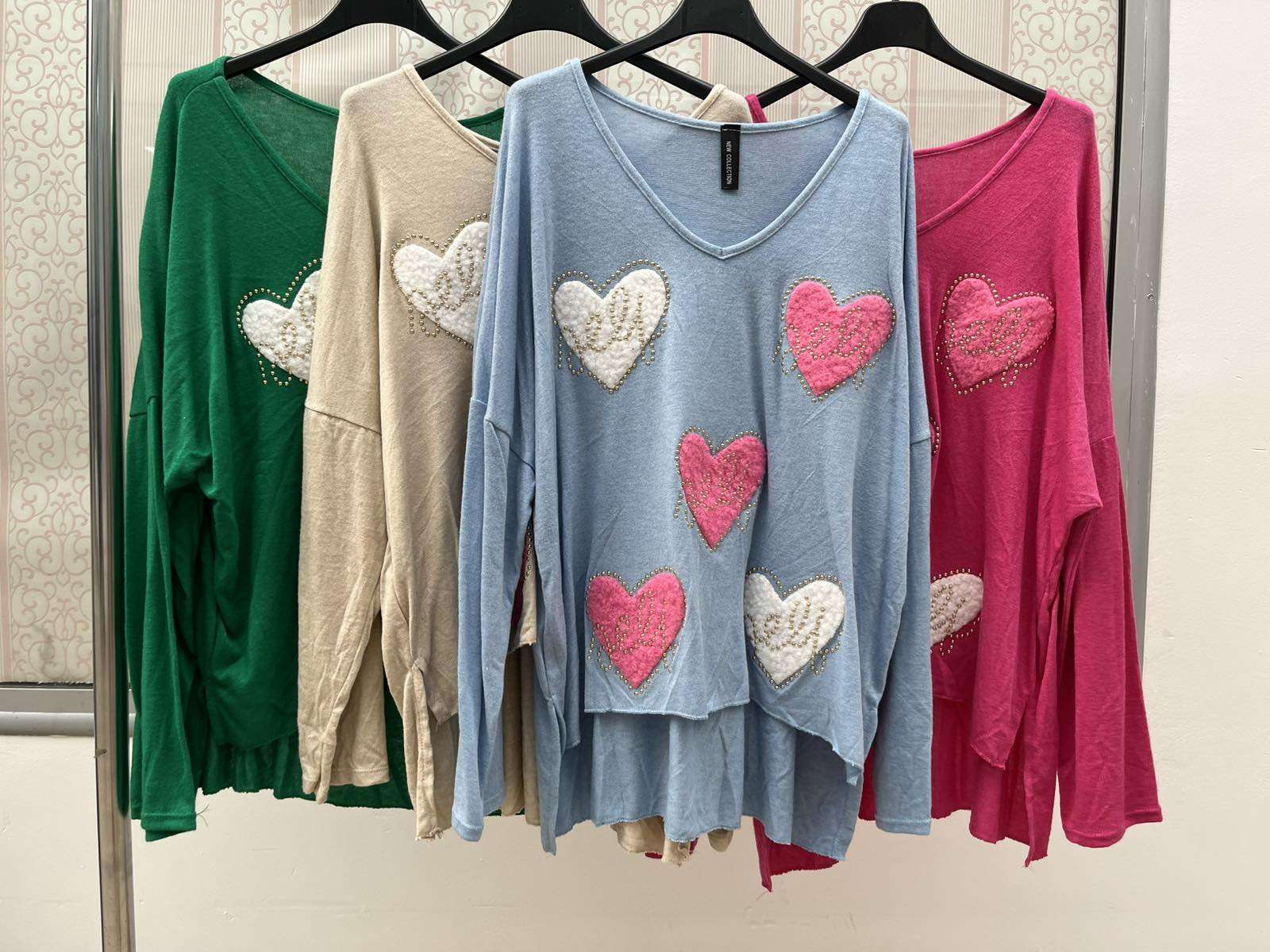 Bluzki  Damskie wloska  , Size uni, paczka  6szt ,mix kolor