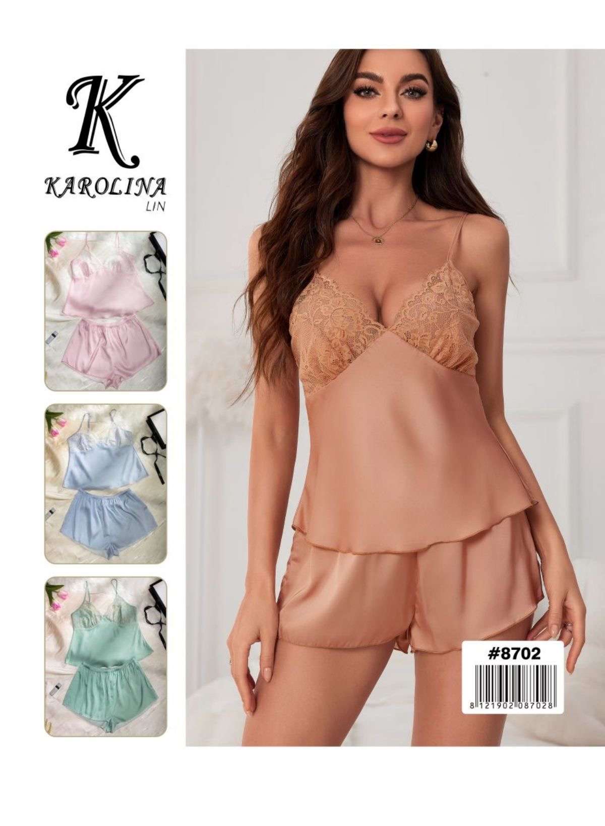 Piżamy DAMSKIE ,size uini,  paczka 12szt ,mix kolor