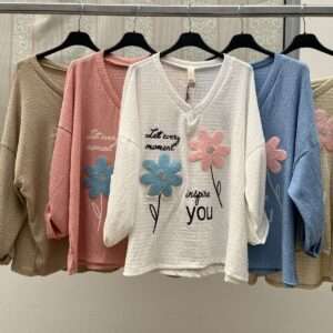 Bluzki  Damskie wloska  , Size uni, paczka  6szt ,mix kolor