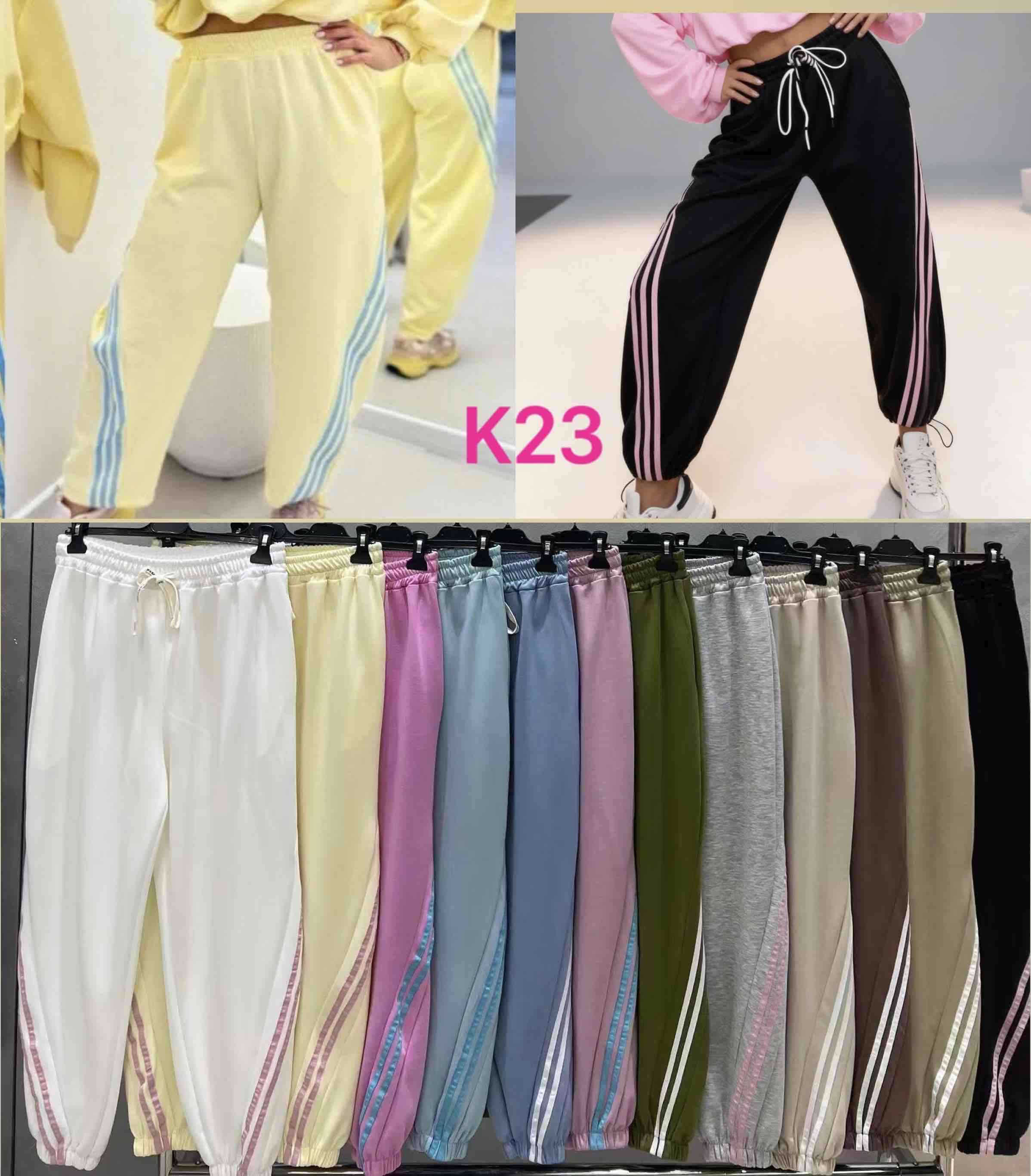 Spodnie Damskie wloska  , Size uni, paczka 6szt ,mix kolor