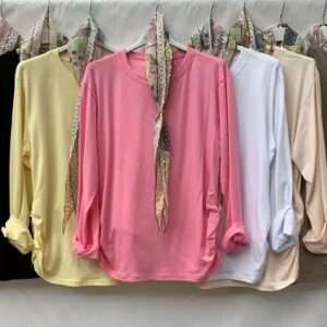 Bluzki Damskie wloska  , Size uni, paczka  6szt ,mix kolor