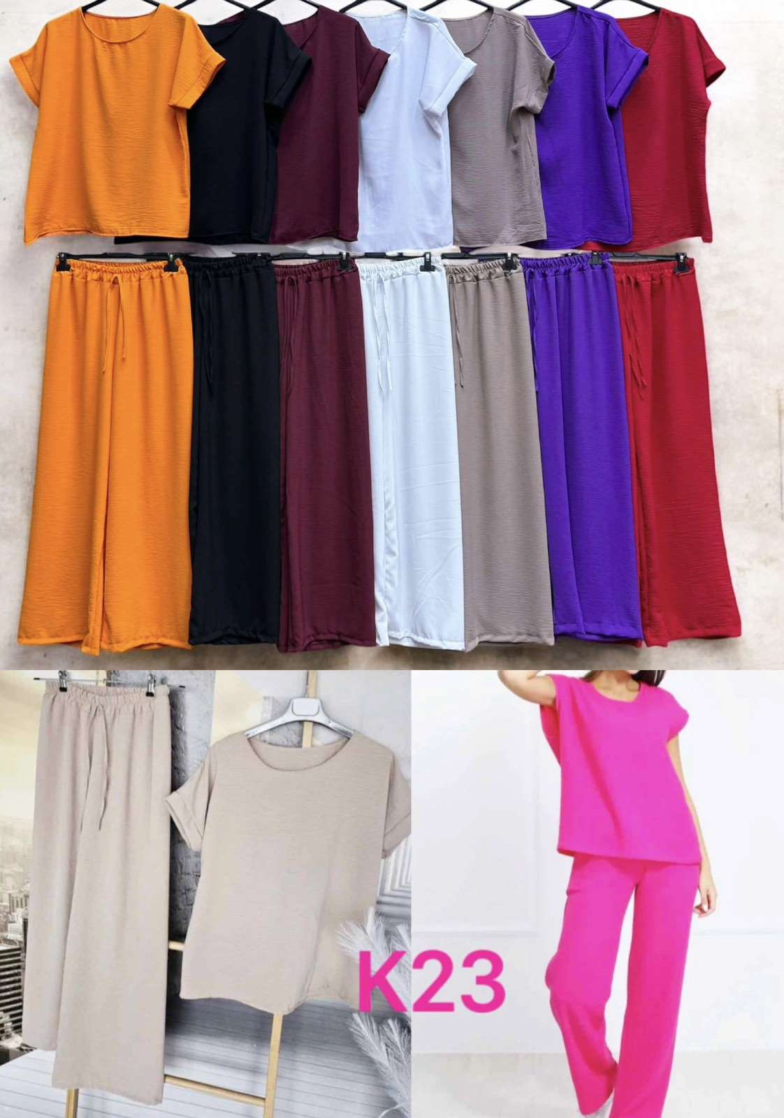 Komplety Damskie wloska  , Size uni, paczka  6szt ,mix kolor