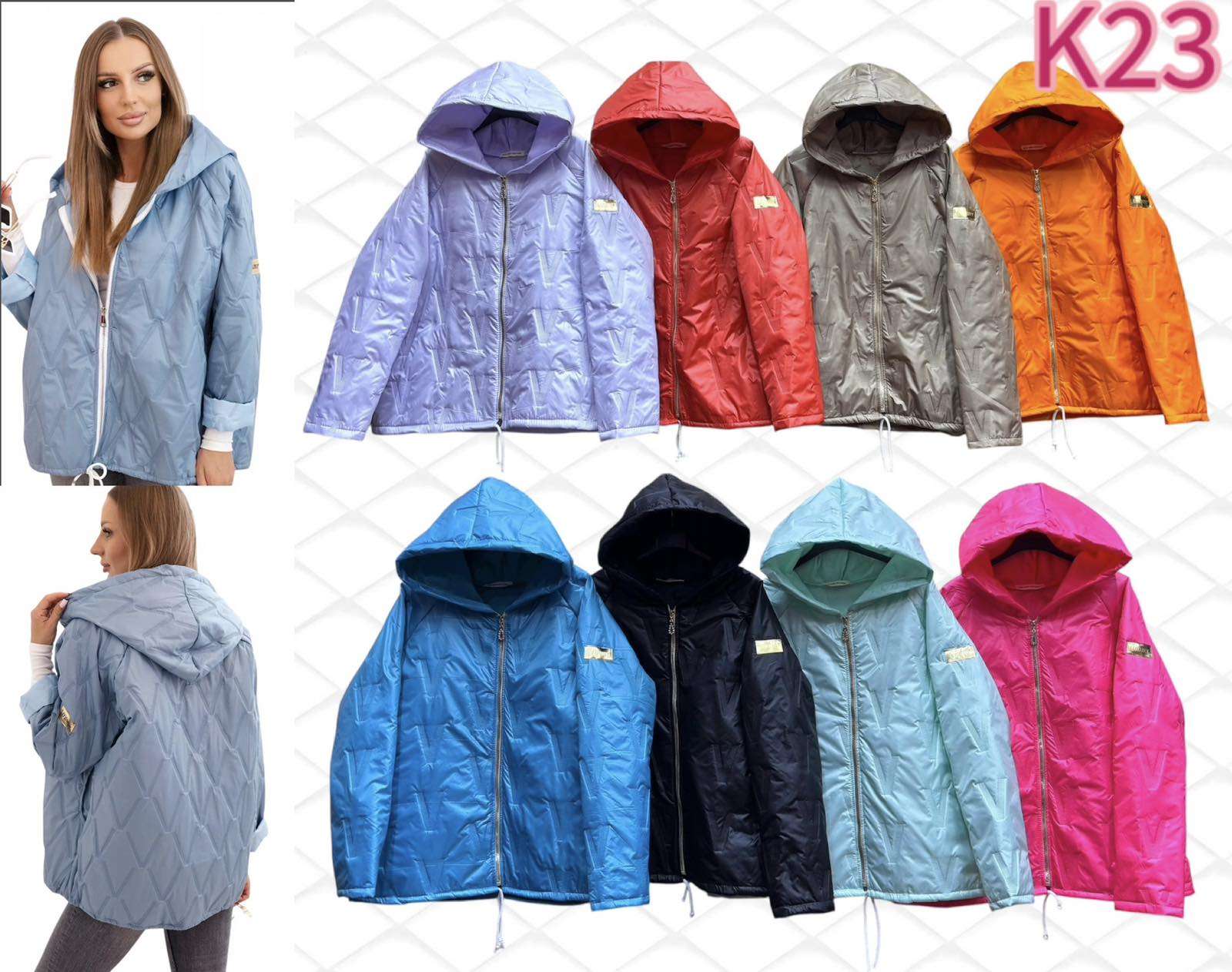 Kurtki Damskie wloska  , Size uni, paczka 6szt ,mix kolor