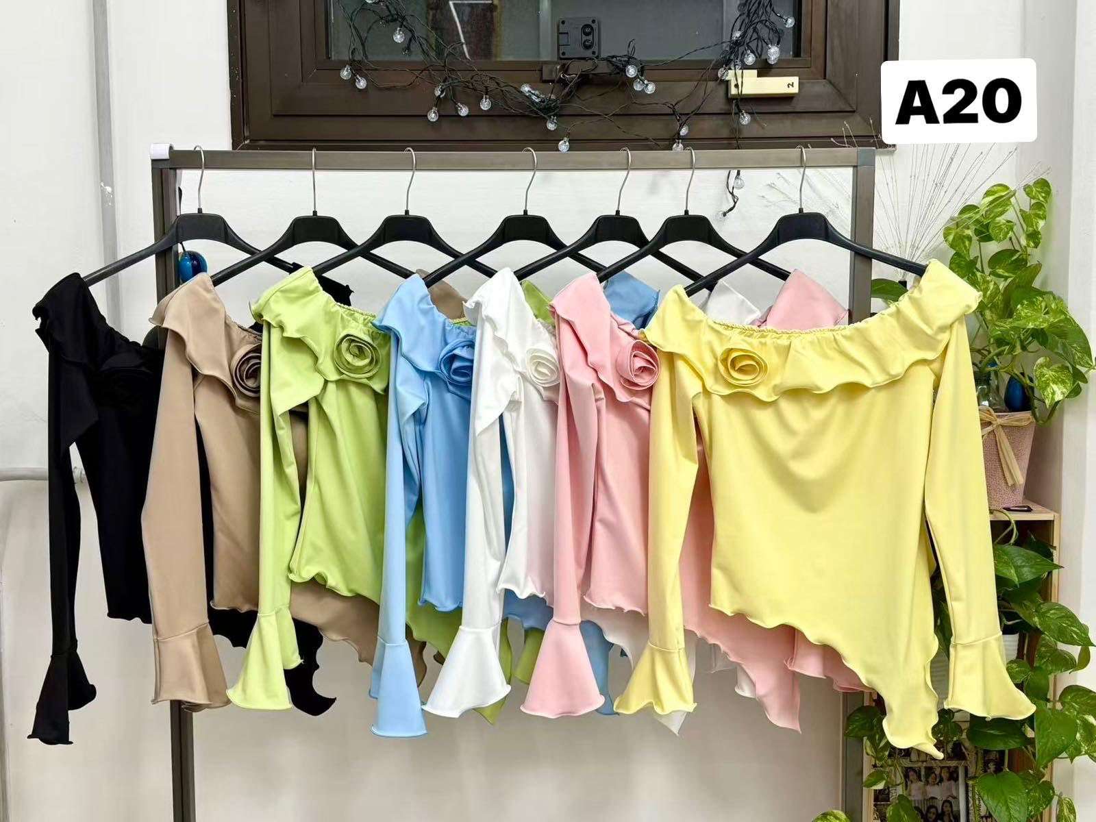 Bluzki Damskie wloska  , Size uni, paczka  6szt ,mix kolor