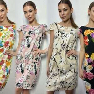 Sukienki Damskie , Size 36-42, paczka 4szt ,1kolor