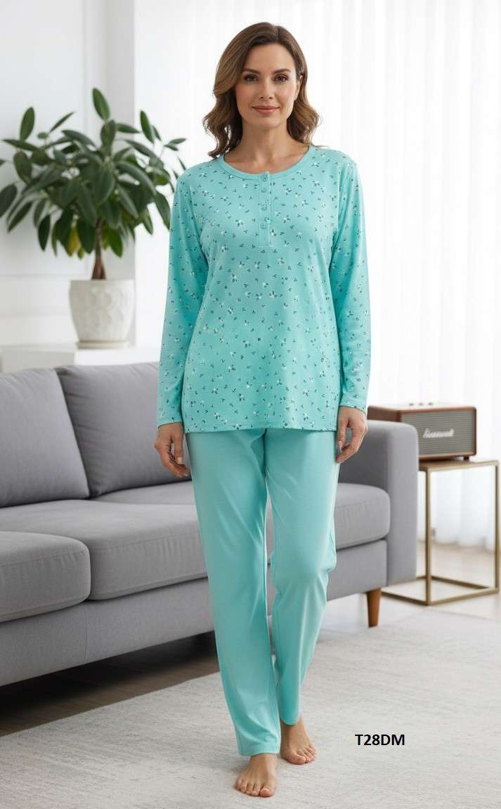 Piżamy  DAMSKA , Size m-3xl, paczka 10szt ,mix kolor