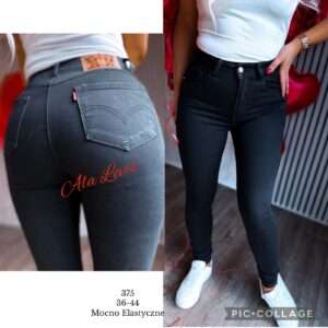 Jeansy Damskie , Size 36-44, paczka  10szt ,1 kolor