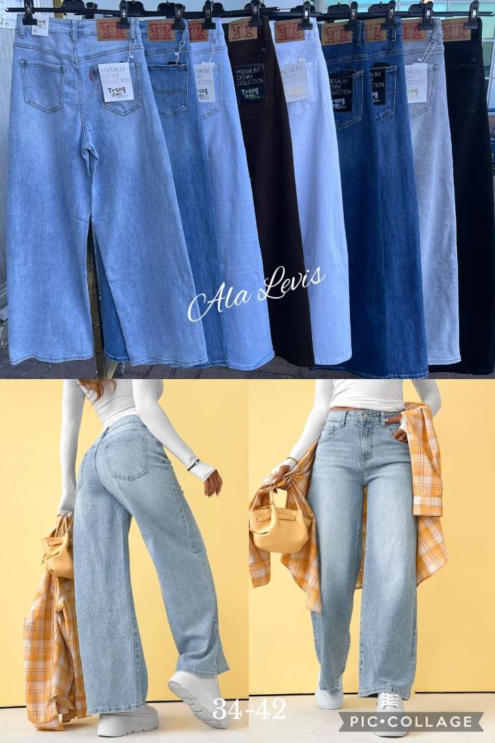 Jeansy Damskie , Size 34-42 , paczka  10szt ,1 kolor