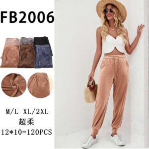 Spodnie DAMSKIE , size m/l-xl/2xl,  paczka 12szt , mix kolor