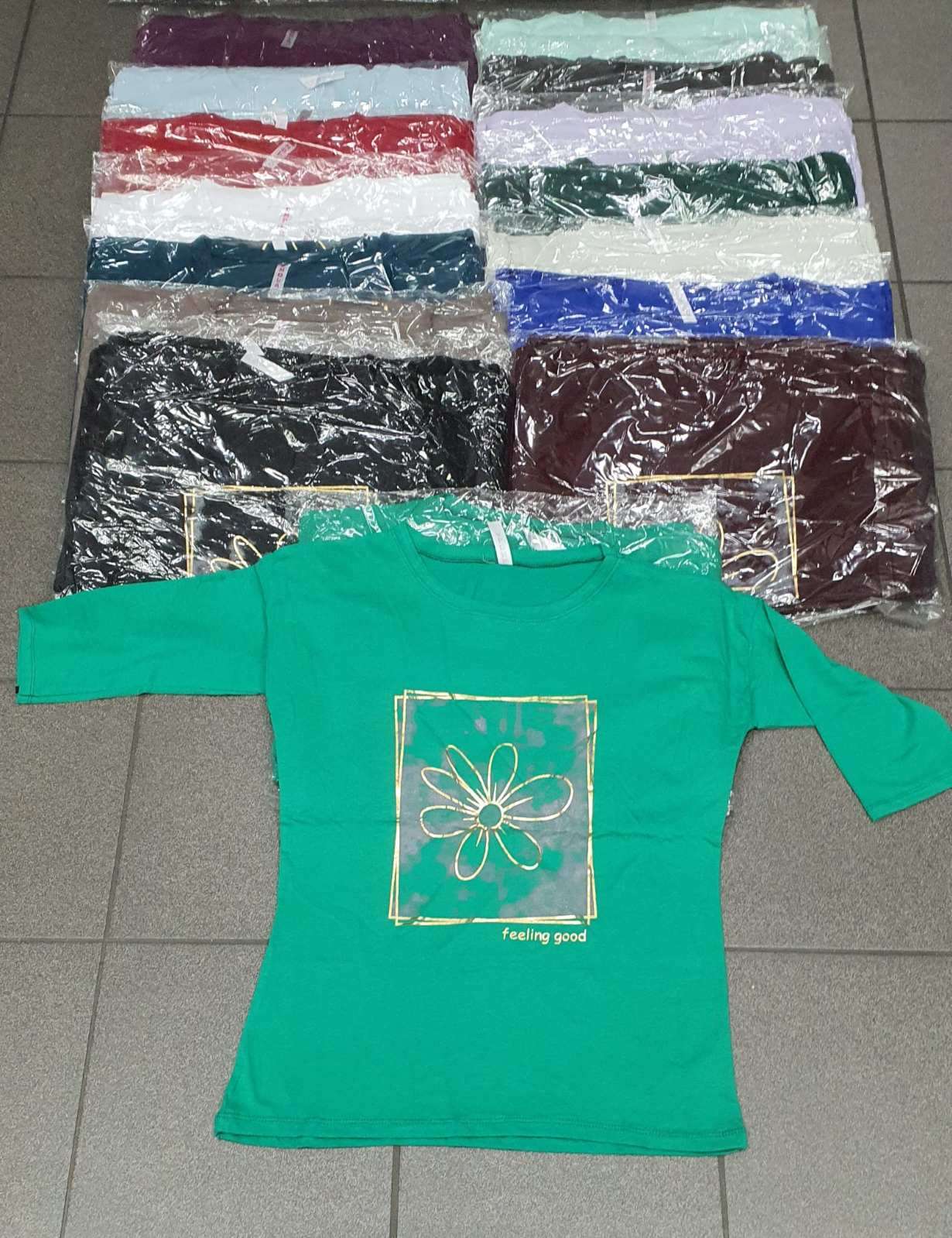 Bluzki damskie , Size m-xl, paczka 12szt ,mix kolor
