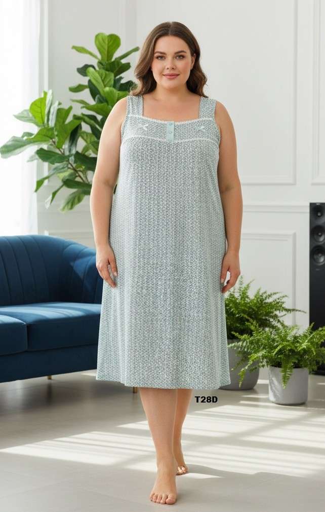 Koszule nocne DAMSKA , Size xl-5xl, paczka 10szt ,1kolor