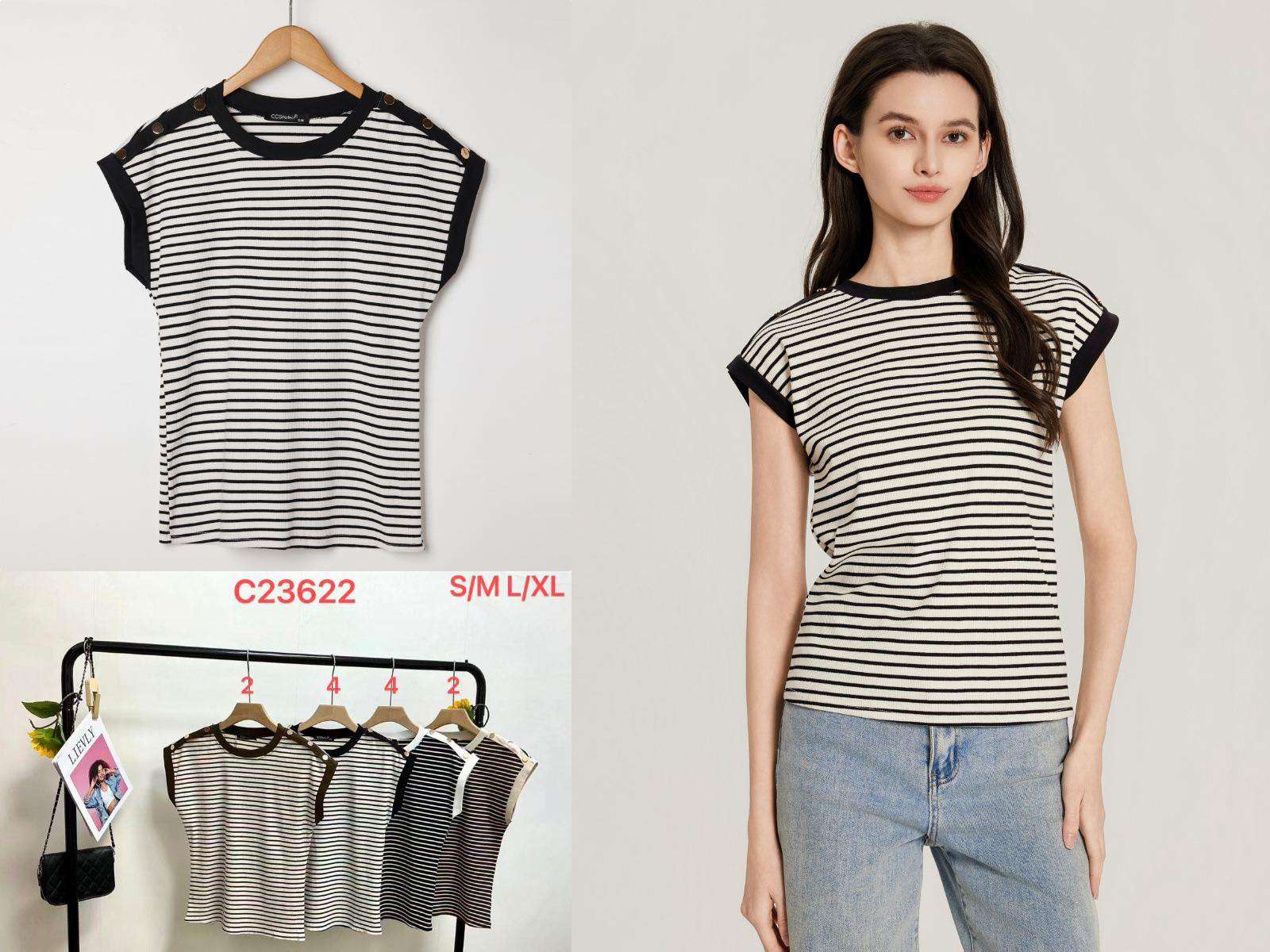 Bluzki Damskie , Size s/m-l/xl, paczka 12szt ,mix kolor