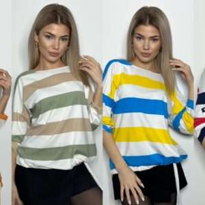 Bluzki Damskie , Size 38-44, paczka 4szt ,1kolor