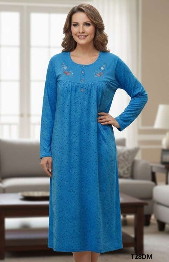 Koszule nocne DAMSKA , Size m-4xl, paczka 10szt ,mix kolor