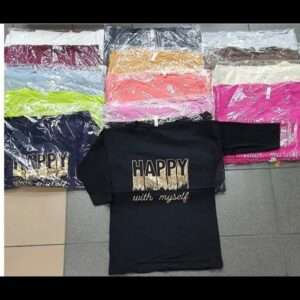 Bluzki damskie , Size m-xl, paczka 12szt ,mix kolor