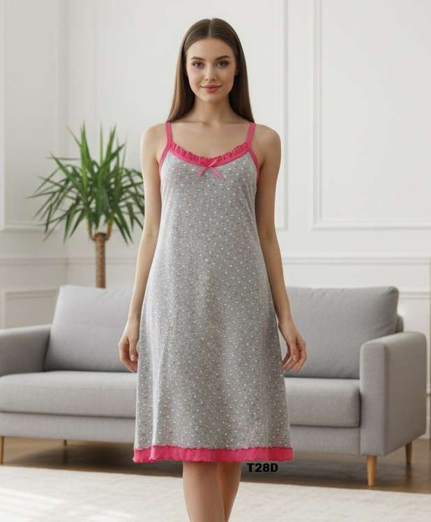 Koszule nocne DAMSKA , Size m-3xl, paczka 10szt ,1kolor