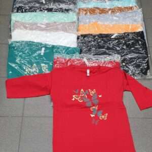Bluzki damskie , Size m-xl, paczka 12szt ,mix kolor