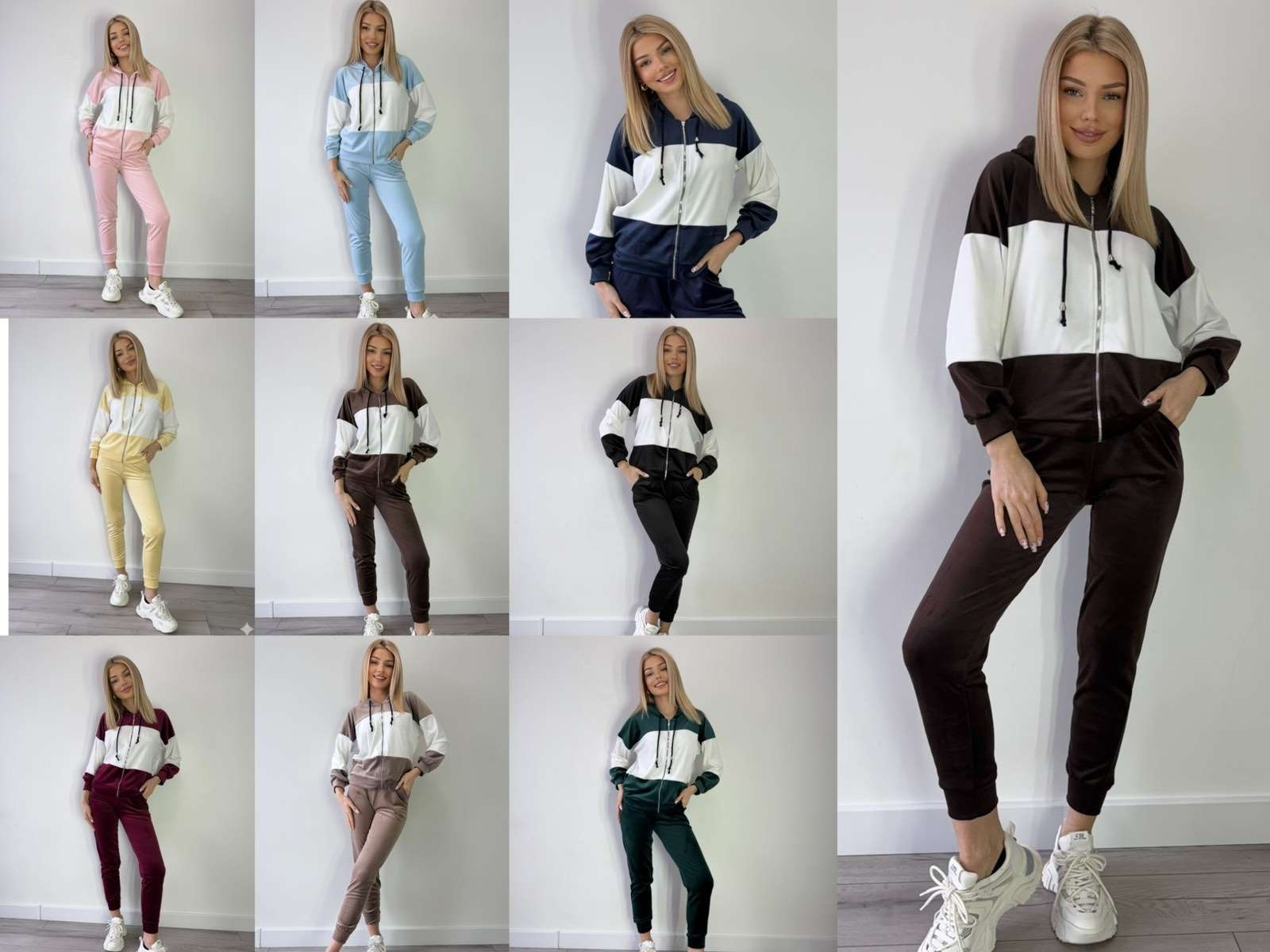 Komplety Damskie , Size s/m-3xl, paczka 4szt ,1kolor