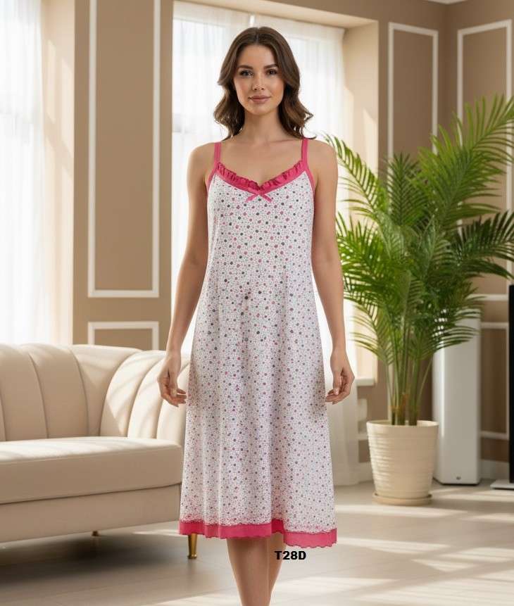 Koszule nocne DAMSKA , Size m-3xl, paczka 10szt ,1kolor