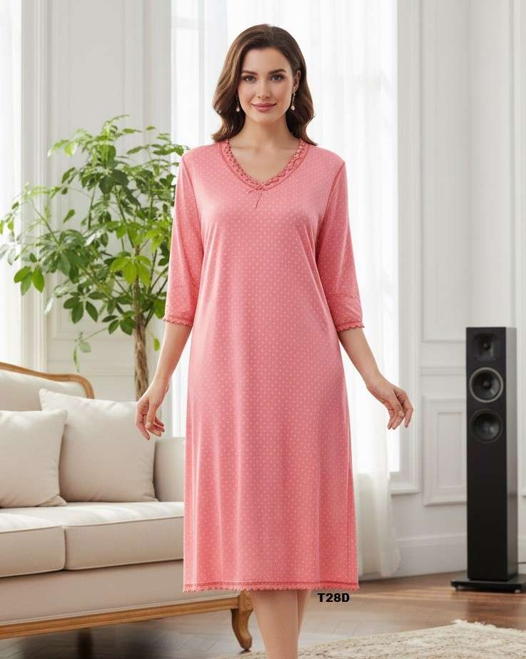 Koszule nocne DAMSKA , Size l-4xl, paczka 10szt ,mix kolor