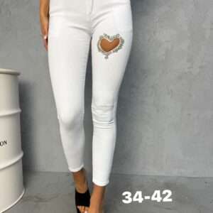 Jeansy Damskie , Size 34-42, paczka  12szt ,1 kolor