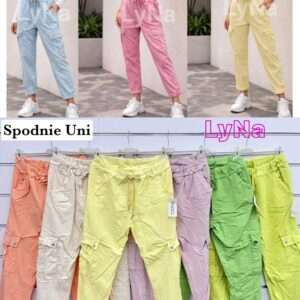 Spodnie  Damskie wloska  , Size uni, paczka  6szt ,mix kolor