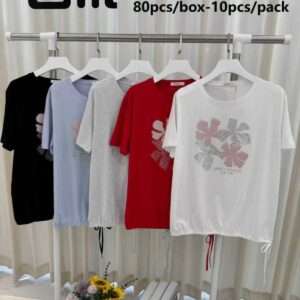 Bluzki Damskie , Size l/xl-2/3xl, paczka 10szt ,mix kolor