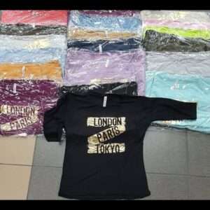 Bluzki damskie , Size m-xl, paczka 12szt ,mix kolor