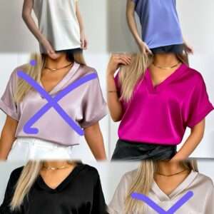 Bluzki Damskie , Size 38-44, paczka 5szt ,1kolor