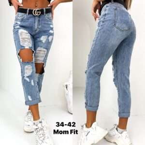 Jeansy Damskie , Size 34-42, paczka  10szt ,1 kolor