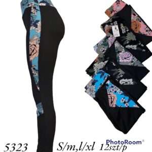 Legginsy DAMSKIE ,size s/m-l/xl,  paczka 12szt , mix kolor