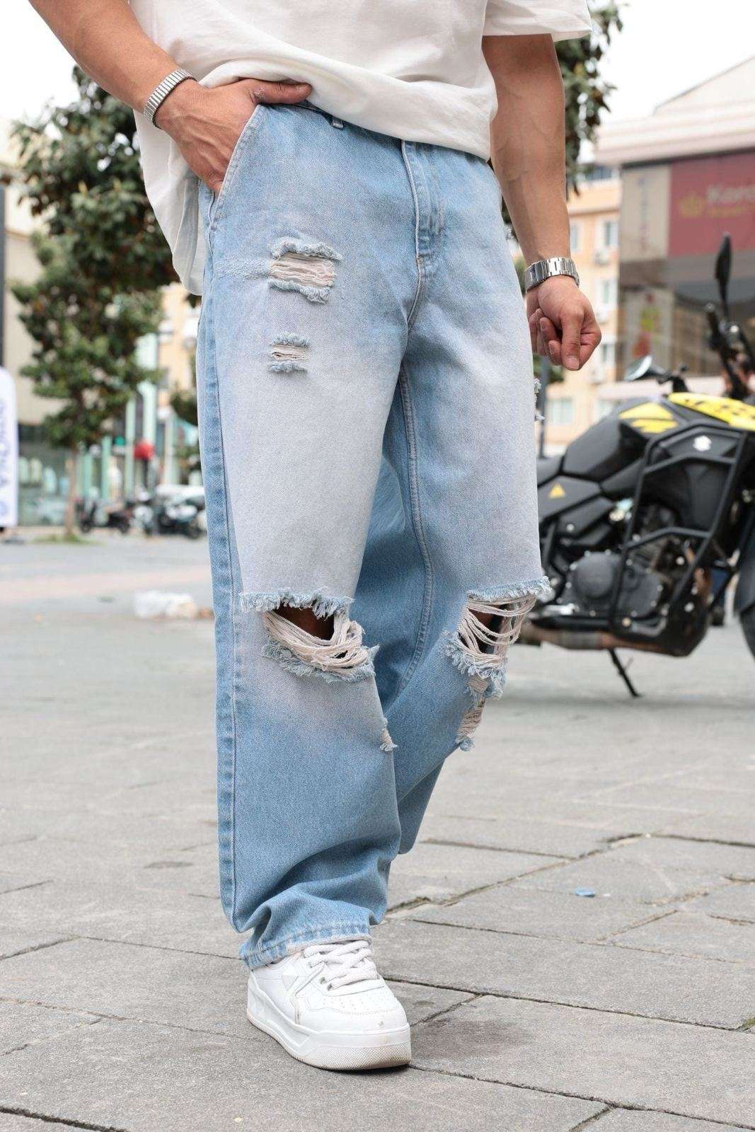 Spodnie JEANSOWE MĘSKA  , Size 29-36paczka 8szt ,1kolor