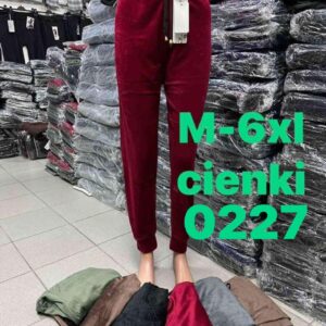 Spodnie DAMSKIE , size m-6xl, paczka 12szt , mix kolor
