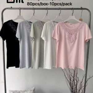 Bluzki Damskie , Size l/xl-2/3xl, paczka 10szt ,mix kolor (