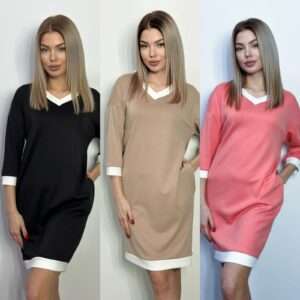 Sukienki Damskie , Size s/m-3xl, paczka 4szt ,1kolor