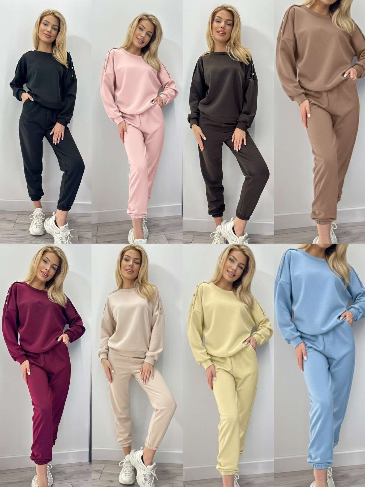 Komplety Damskie , Size s/m-l/xl, paczka 4szt ,1kolor