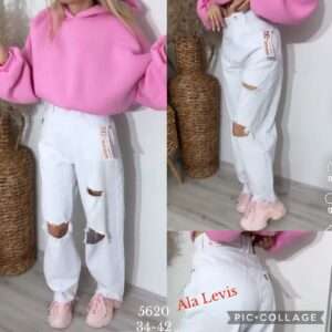 Jeansy Damskie , Size 34-42, paczka  10szt ,1 kolor