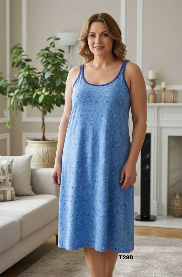 Koszule nocne DAMSKA , Size m-3xl, paczka 10szt ,mix kolor