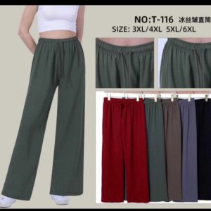 Spodnie DAMSKIE ,size 3xl/4xl-5xl/6xl , paczka 12szt , mix kolor