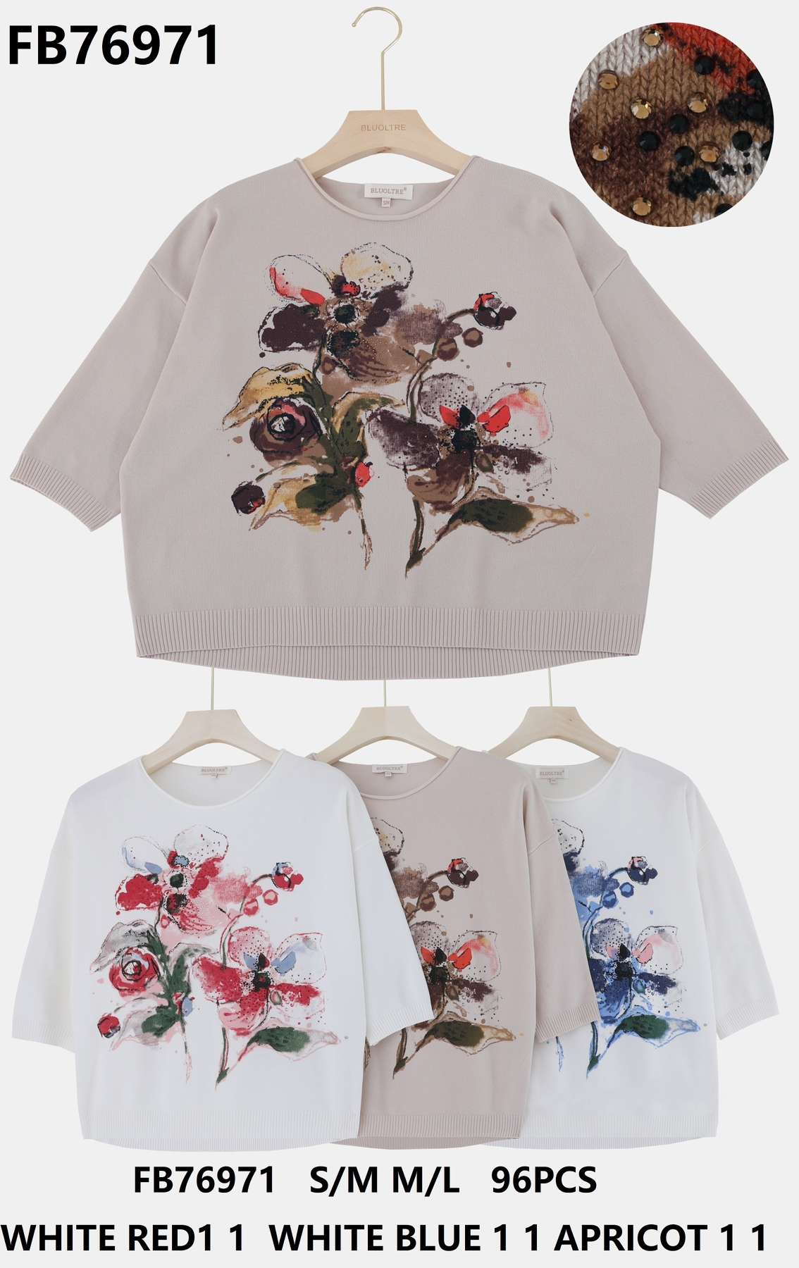 Swetry damskie , Size s/m-m/l, paczka 6szt ,mix kolor