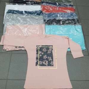 Bluzki damskie , Size m-xl, paczka 12szt ,mix kolor