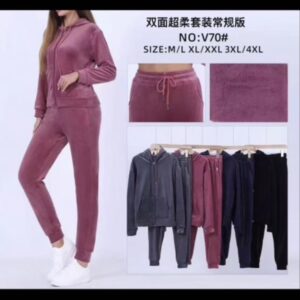 Komplety DAMSKIE , size m/l-3xl/4xl,  paczka 12szt , mix kolor