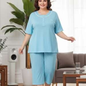 Piżamy Damskie , Size 4-8xl, paczka 10szt ,mix kolor