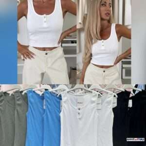 Bluzki Damskie wloska  , Size uni, paczka  6szt ,mix kolor