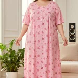Koszule nocne Damskie , Size 4-8xl, paczka 10szt ,mix kolor