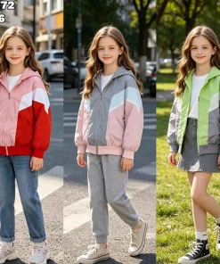 Kurtki DZIECIĘCA ,size 2-6 lat, paska 10szt,1kolor (Sao chép)