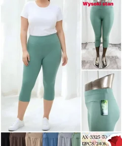 Legginsy Damskie, Size 2xl/3xl-5xl/6xl, paczka 12szt, mix kolor (Sao chép)