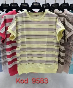 Bluzki damskie tureckie, Size uni ,paczka 12szt mix kolor (Sao chép)