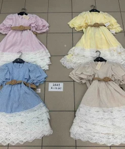 Sukienki DZIECIĘCA , size 4-14lat, paczka 6szt ,1kolor (Sao chép)